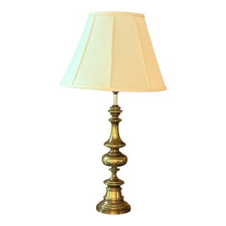 Vintage Brass Table Lamp For Sale
