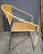 Mid-Century Modern Mid Century Modern Wrought Iron & Wicker Chairs a Pair For Sale - Image 3 of 10