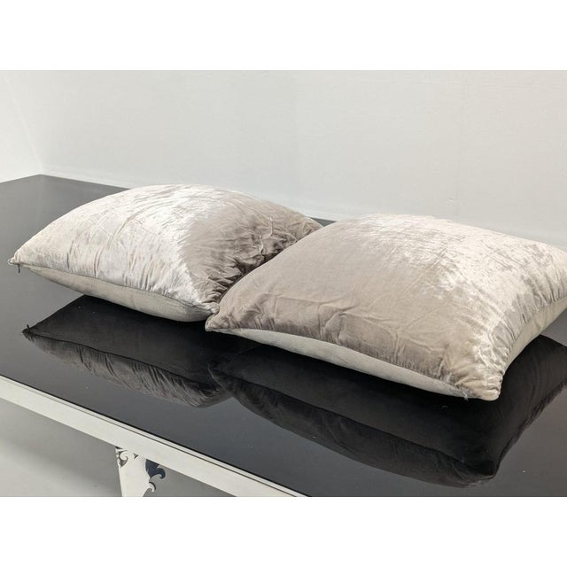 Soft Velvet Cushion Covers, Set of 2 For Sale - Image 5 of 11