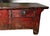 Chinese Antique Low Kang Cabinet in Traces of Original Patina of Red Lacquer For Sale - Image 9 of 10