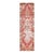 1970s Vintage Turkish Handmade Wool Cotton Red Runner Rug For Sale