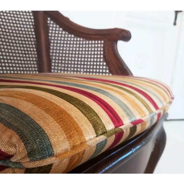 Vintage French Walnut Chairs For Sale In Los Angeles - Image 6 of 17