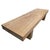 2010s Andrianna Shamaris Impressive Minimalist Teak Wood Coffee Table or Bench For Sale - Image 5 of 18