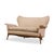 Mid-Century Modern Ben Seibel Mid Century Walnut Gala Settee Sofa For Sale - Image 3 of 9