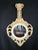 White 1960 Italian Art Nouveau Style Hand Carved Hand Painted Gilded Round Mirror For Sale - Image 8 of 18