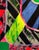 Textile Max Manning “Untitled (CVS133)” Large Contemporary Colorful Neon Geometric Abstract Painting, 2019 For Sale - Image 7 of 10