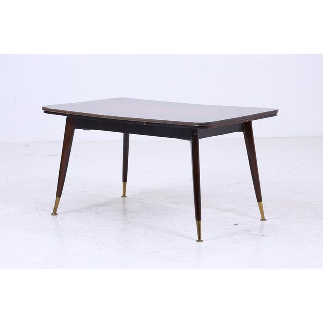 Mid-Century Modern Extendable Dining Table, 1960s For Sale - Image 10 of 11