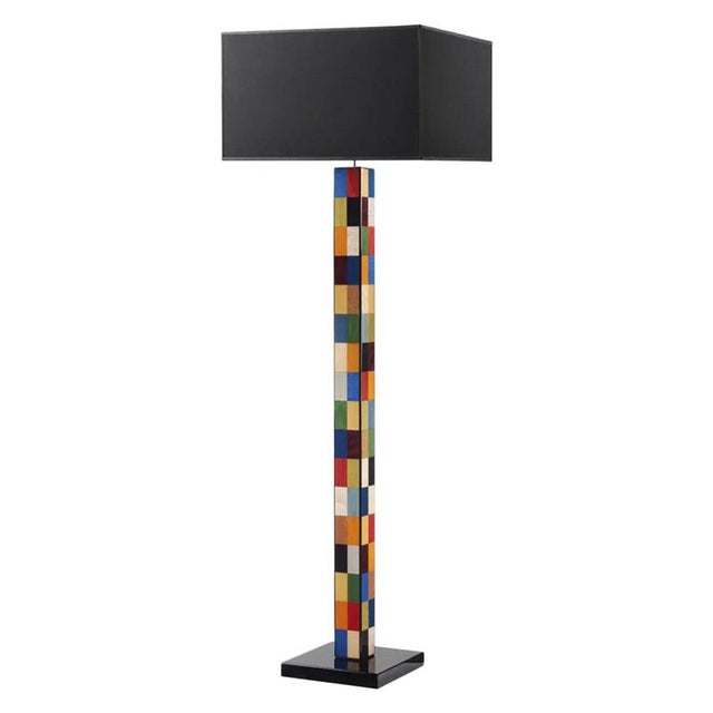 Black Venice Rialto Floor Lamp by Morici For Sale - Image 8 of 8