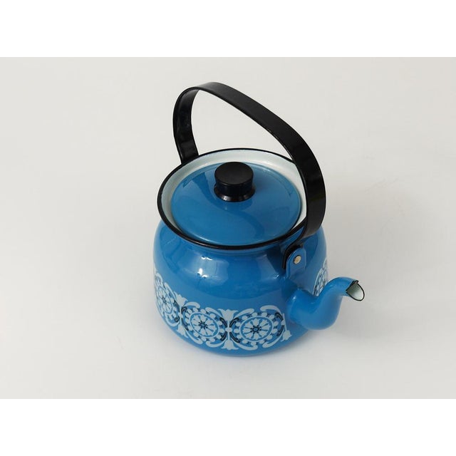Mid-Century Finnish Enamel Tea Pot Kettle by Kaj Franck, 1960s For Sale - Image 15 of 17