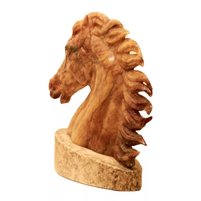 Horse Head on a Pedestal For Sale - Image 4 of 8