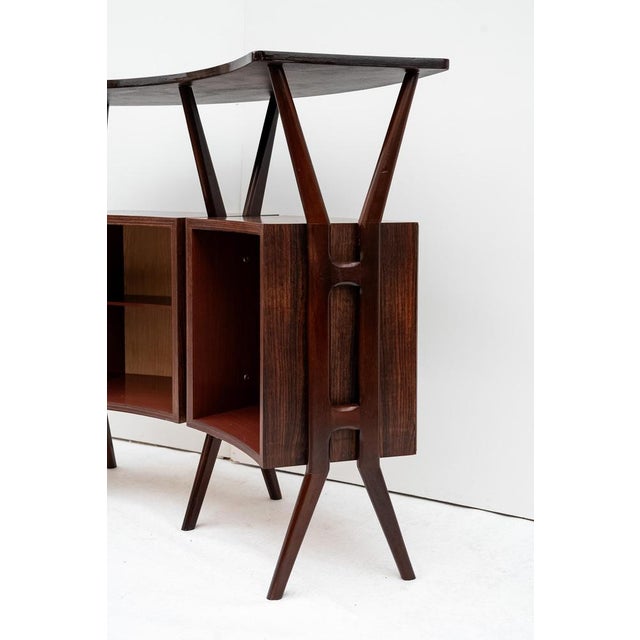 Brown Vintage Mobile Bar, 1950s For Sale - Image 8 of 18