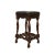 Late 19th Century English Arts & Crafts Tufted Dark Leather Square Stool For Sale - Image 11 of 11