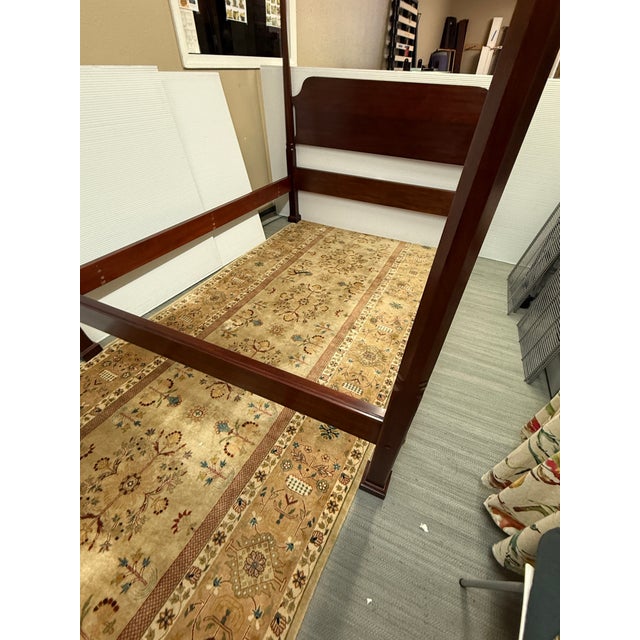 Design Plus Gallery presents a Queen Size Mahogany Bed Frame from Henkel-Harris. The sumptuous wood grain of the mahogany...