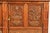 Early Romweber Antique English Jacobean Carved Oak and Burl Wood Sideboard, Circa 1900 For Sale - Image 12 of 18