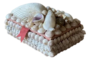 Vintage English Shell Box
