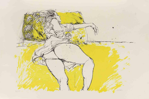 Sergio Barletta, Nude, 1980s, Lithograph