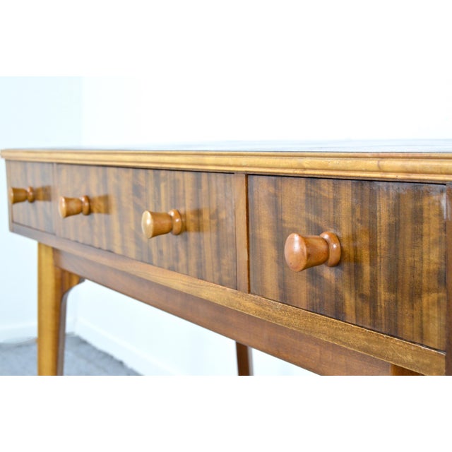 Wood Mid-Century Modern Walnut Console Table from Morris of Glasgow For Sale - Image 7 of 11