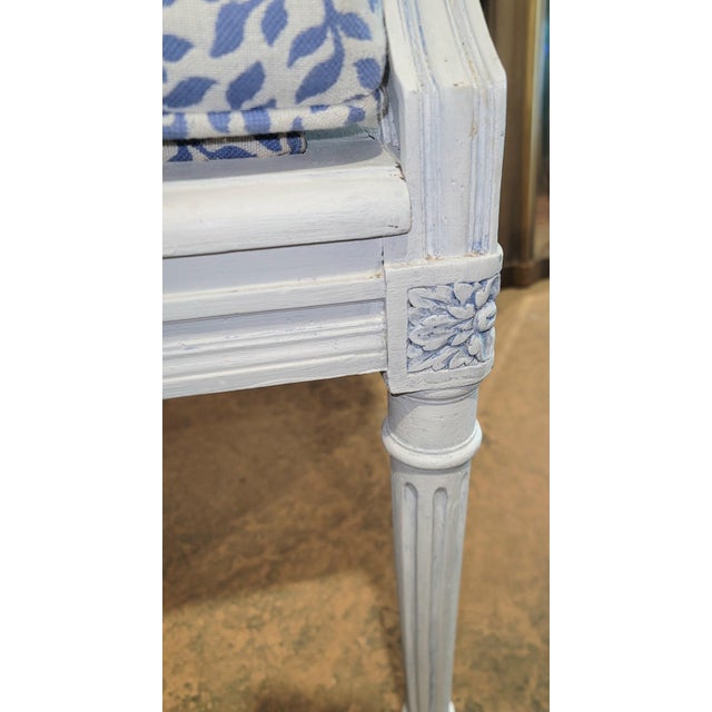 1920s French Louis XVI Style Caned Sette Bench For Sale - Image 12 of 12
