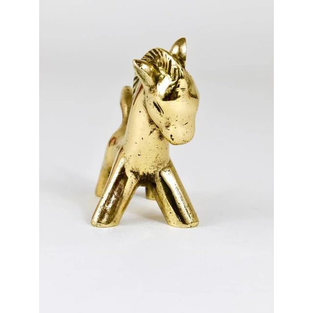 Mid-Century Horse Brass Figurine by Walter Bosse for Herta Baller, Austria, 1950s For Sale - Image 10 of 11