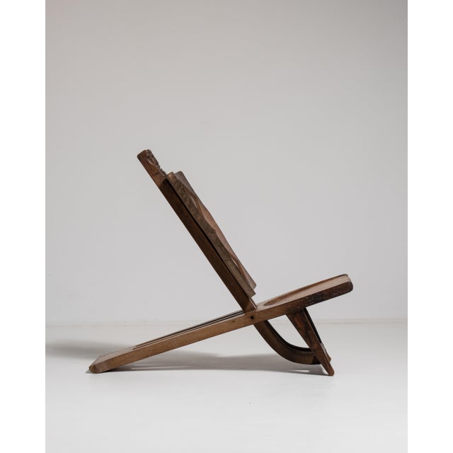 Mid 20th Century Mid 20th Century African Accent Chair For Sale - Image 5 of 11
