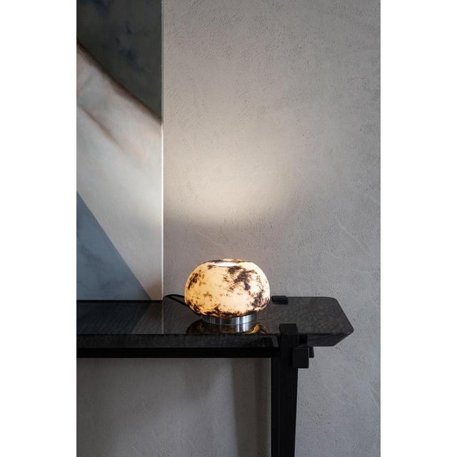 Round Sgraffito 02 Wall Lamp by Jennifer Midoz For Sale - Image 4 of 8