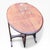 Wood Arts & Crafts Oak Folding Wine Table For Sale - Image 7 of 11