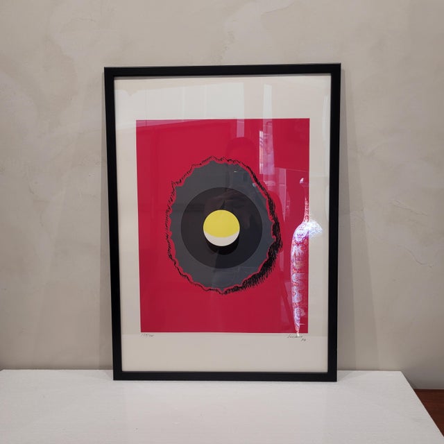 Pablo Serrano, Abstract Composition, 1976, Serigraph, Framed For Sale - Image 3 of 10