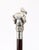 Antique Sterling Silver Elephant Walking Cane Stick, 1800s For Sale - Image 14 of 17