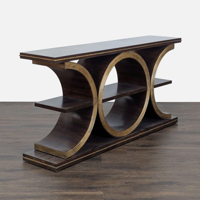 Modern Attributed to Hooker Furniture Melange Presidio Console Table For Sale - Image 3 of 7