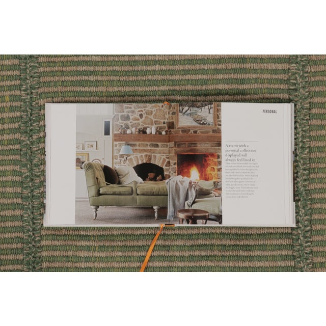 Rug & Kilim Rug & Kilim’s Contemporary Kilim With Tonal Green Stripes For Sale - Image 4 of 9