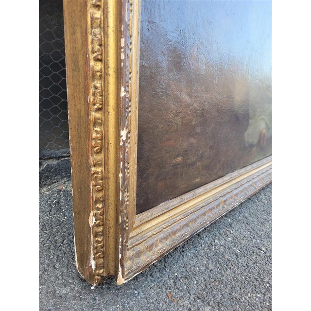 Neoclassical Scene Depicting Young Emperor with Muses, 19th Century, Large Oil on Canvas, Framed For Sale - Image 18 of 18