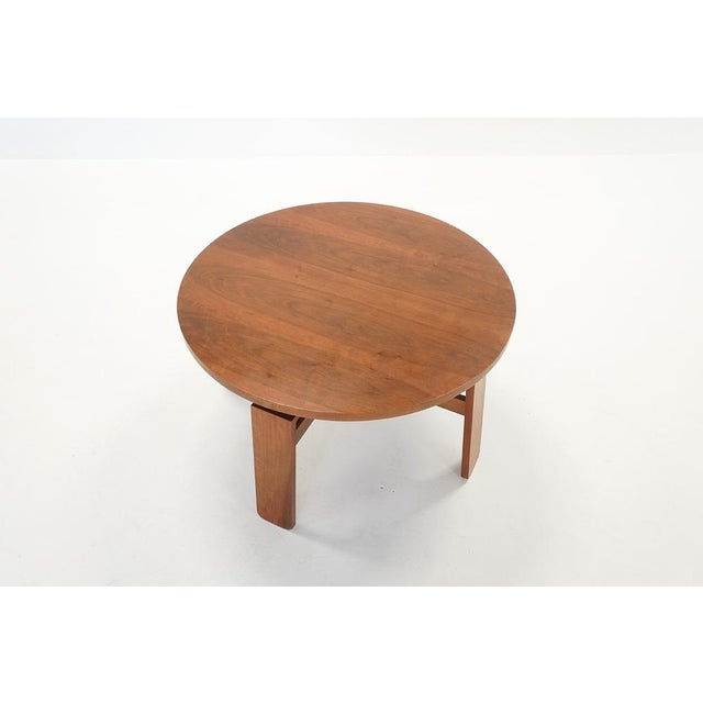 1970s Vintage Italian Round Dining Table by Silvio Coppola for Bernini, 1970s For Sale - Image 5 of 8