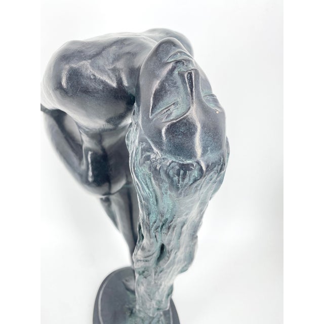 Art Deco Style Sultry Awakening Sculpture by Klara Sever for Austin Productions USA, 1979 For Sale - Image 4 of 18