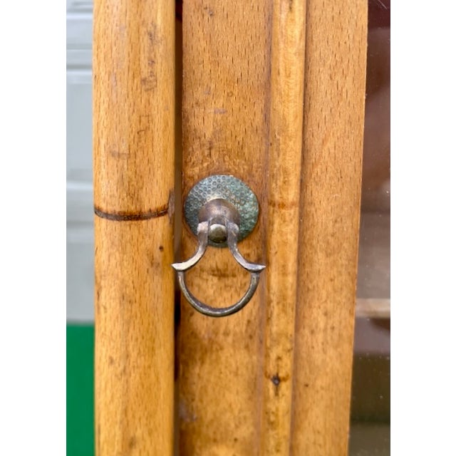 Wood Late 18th Century French Faux Bamboo Spice Cabinet For Sale - Image 7 of 16