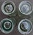 Glass Vintage Jeanette Glass Co. Rippled Soda Shop Glasses Ice Cream Sundae, Root Beer Float & Fountain Glasses - Set of 6 For Sale - Image 7 of 12