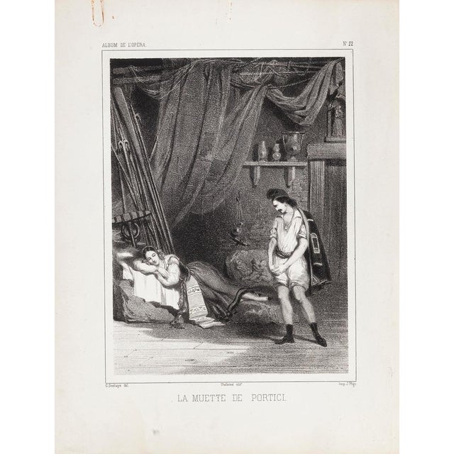Charles Deshays, La Muette de Portici, Lithograph, 1870 For Sale - Image 4 of 5