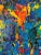 Contemporary Motivated Seller: 1990s Vintage Abstract Expressionist Acrylic Painting For Sale - Image 3 of 10