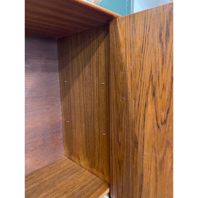 Mid Century Modern Danish Modern Teakwood Double Door Armoire 20thC For Sale - Image 17 of 17