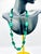 Vintage Malachite and 14k Gold Bead Necklace, 1990s For Sale - Image 9 of 9