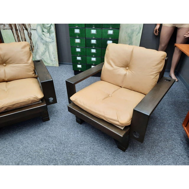 Modell St. Moritz Lounge Chairs from Klaus Rausch Furniture Co, 1960s, Set of 2 For Sale - Image 14 of 17