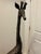 Large Brutalist Mid 20th Century Welded Metal Giraffe Sculpture – Whimsical Floor Statue, Curtis Jere Style For Sale - Image 4 of 7