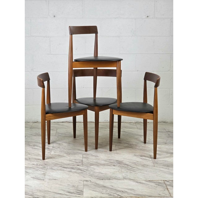 Mid 20th Century Roundette Teak Dining Set by Hans Olsen for Frem Rojle For Sale - Image 9 of 14