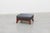 1950s 20th Century Art Deco Upholstered Ottoman with Sabre Legs, France, 1950s For Sale - Image 5 of 11
