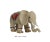 Pair Handmade Ceramic Lovely Elephant With Beautiful Jewelry Decor Statue For Sale - Image 4 of 7