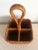 Brown Bamboo Utensil Caddy Organizer For Sale - Image 8 of 11