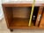 Brown 1960s Mid Century Modern Record Cabinet Credenza Console Double Sliding Doors Walnut For Sale - Image 8 of 12