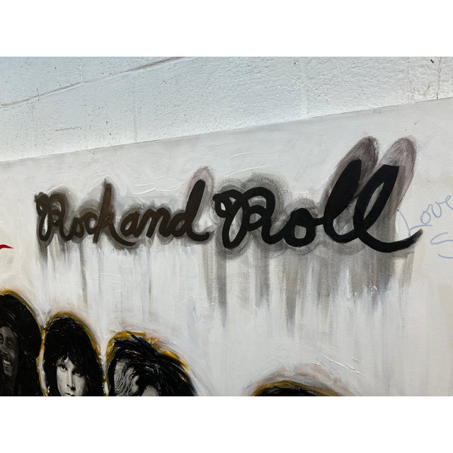 "Rock & Roll Legends No. 2" Mixed-Media Pop Art by Hulbert Waldroup For Sale - Image 10 of 16