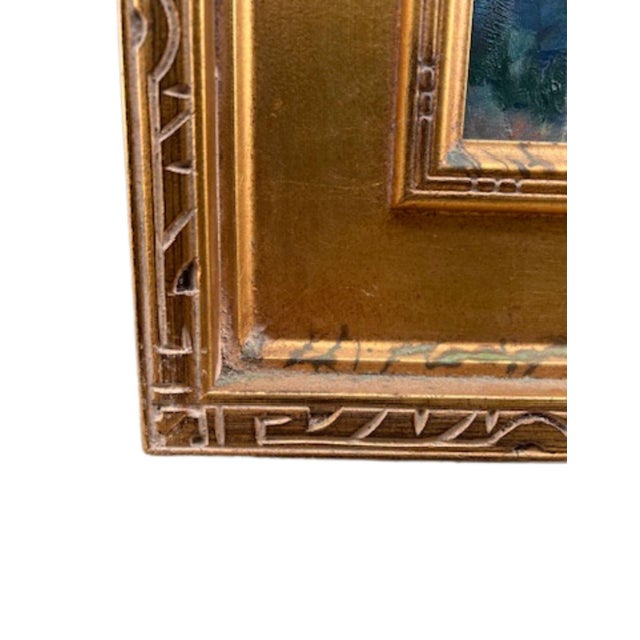 Wood Framed Original Impressionist Landscape, Signed Lynn Gertenbach For Sale - Image 7 of 10