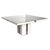 "Armonia" Table With Stainless Steel and Bronze Details, Handmade For Sale - Image 4 of 9