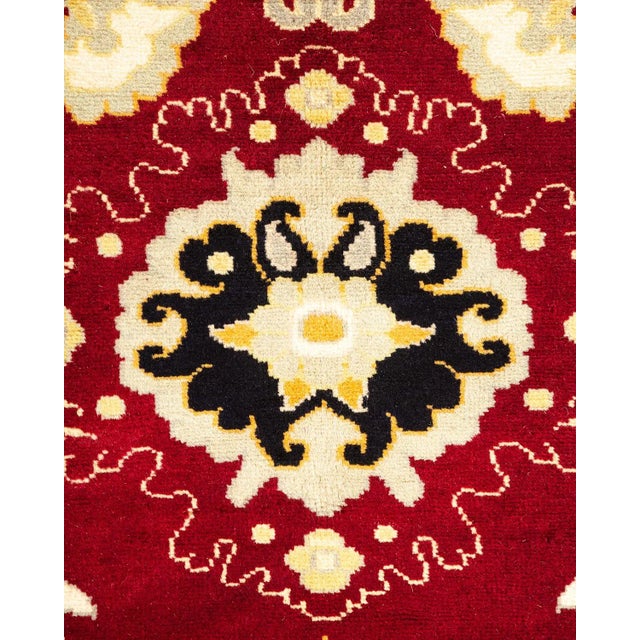 Traditional Mogul, One-of-a-Kind Hand-Knotted Area Rug in Orange, 8' 0" x 10' 0" For Sale - Image 3 of 8